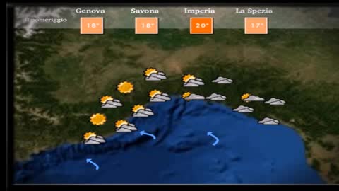 Le previsioni del tempo in Liguria per 9 e 10 novembre 2015