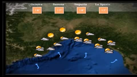 Le previsioni del tempo in Liguria per il 10 novembre 2015