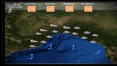 Le previsioni del tempo in Liguria per mercoledì 11 novembre 2015