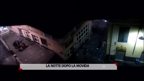 Macaia, la notte dopo la movida nel centro storico di Genova