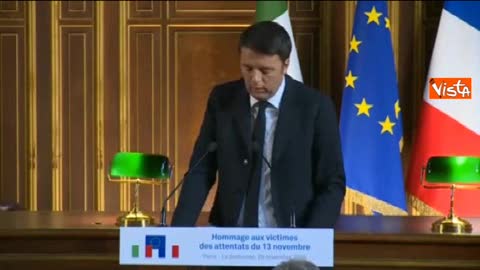 Parigi, Renzi: 