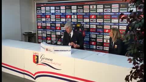 Genoa-Carpi, Gasperini: 