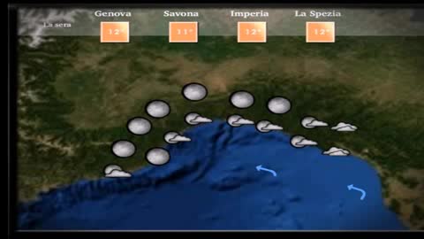 Previsioni del tempo in Liguria: nuvolosità in aumento oggi pomeriggio
