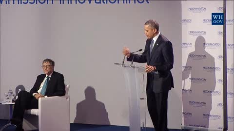Parigi, Obama con Bill Gates: 