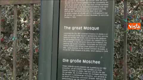 Le immagini della grande moschea a Bruxelles