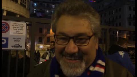 Sampdoria-Sassuolo 1-3, la delusione a fine gara dei tifosi blucerchiati