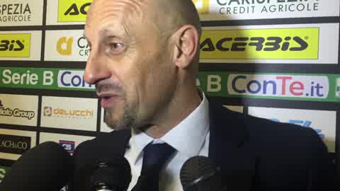 Spezia, Di Carlo: "Vittoria meritata contro il Vicenza, complimenti a Ciurria"