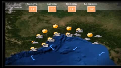 Le previsioni del tempo in Liguria per giovedì 17 dicembre