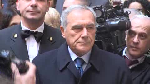 Grasso partecipa all'omaggio a Cossutta in Senato