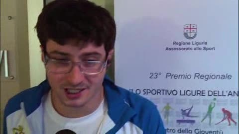 Francesco Bocciardo premiato come atleta dell'anno 