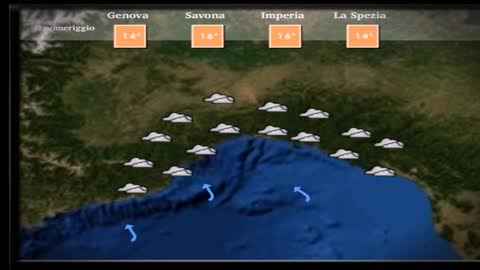 Le previsioni del tempo in Liguria per sabato 19 dicembre