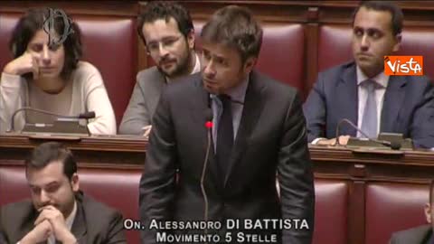 Aula, Di Battista (M5s): 
