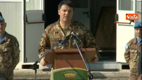 Renzi ai militari: 