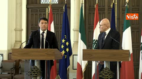 Beirut, Renzi: 