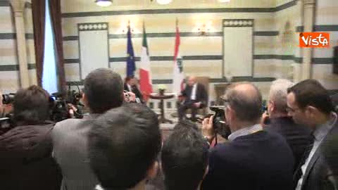 Beirut, premier Salam a Renzi: 