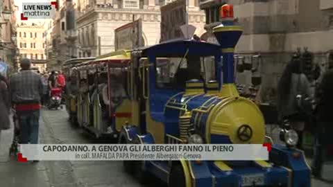 Capodanno boom per il turismo a Genova: gli alberghi sono pieni