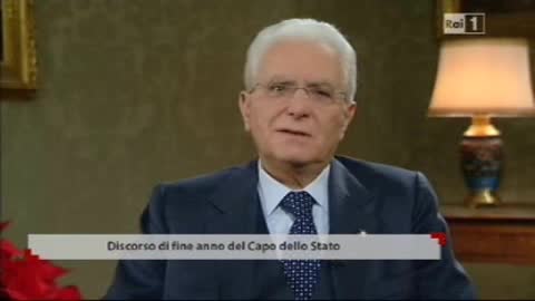 Il discorso di fine anno del presidente Mattarella