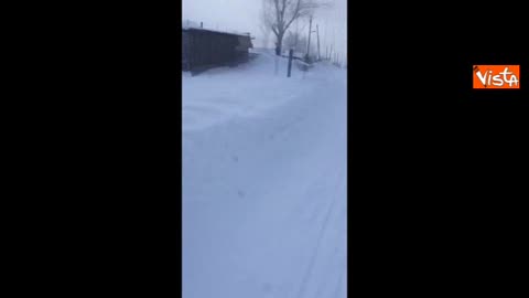 Nel primo giorno del 2016 in Kazakhstan temperatura a - 33 gradi 
