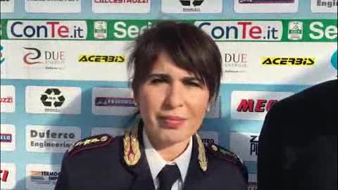 I giocatori dell'Entella testimonial di sicurezza stradale per i giovani