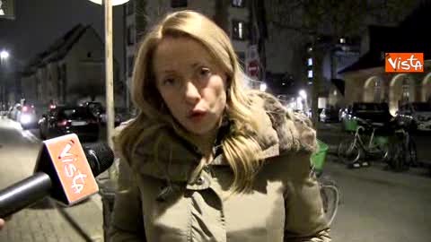 Meloni a Strasburgo: 