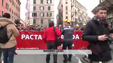 Ilva, terzo giorno di protesta. Il senatore Caleo: 