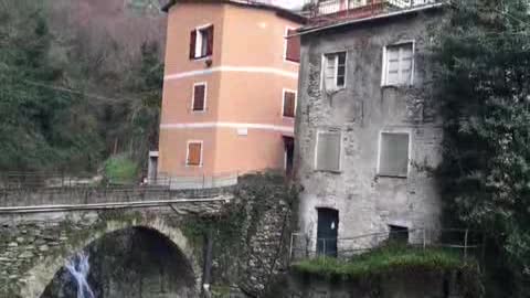 Viaggio in Liguria, l'antico mulino in legno di Sori