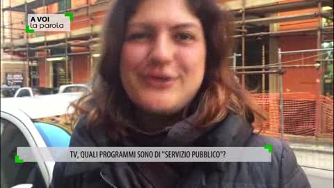 A voi la parola - Tv, quali programmi sono di 'servizio pubblico'?