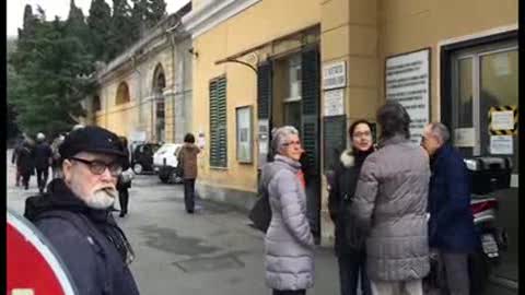 Vento forte a Genova, chiuso anche il cimitero di Staglieno