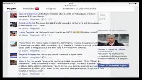 Sampdoria: Ferrero contro i tifosi, il pubblico di Primocanale Sport condanna il presidente