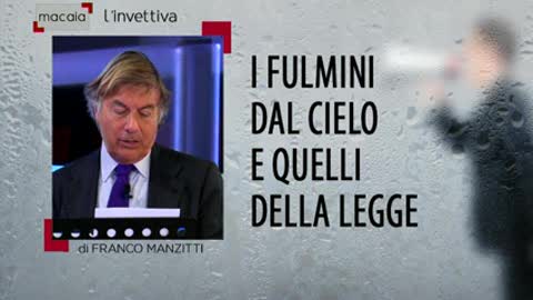 L'invettiva di Manzitti a Macaia - I fulmini dal cielo e quelli della legge