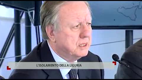 Convegno L'Isolamento della Liguria - intervento del sen. Altero Matteoli, presidente commissione lavori pubblici