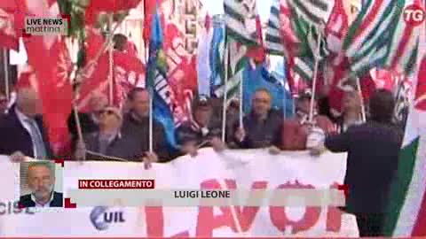 Leone su festa primo maggio a Genova: 