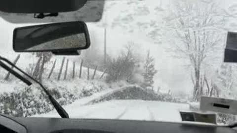 Allerta gialla per neve, la situazione della viabilità in Lunigiana