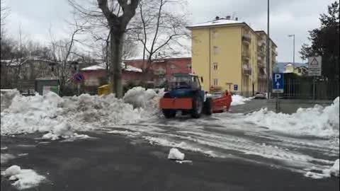 Allerta gialla neve, la situazione a Carcare (Sv)