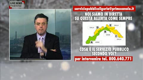 Allerta gialla neve, il sindaco di Torriglia: 