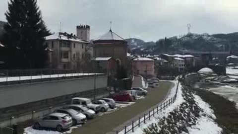 Allerta gialla neve, a Millesimo poca neve e un pallido sole