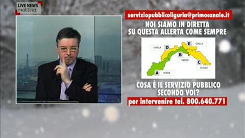 Allerta gialla neve, il sindaco di Stella: 