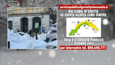 Allerta gialla neve, sindaco di Altare: 