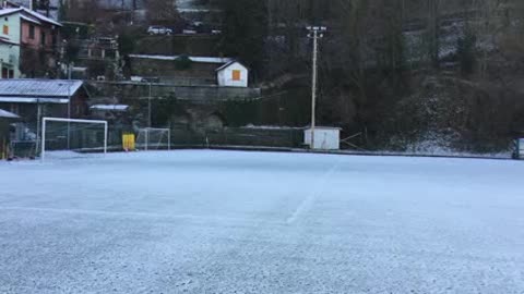 Allerta gialla neve, la situazione a Torriglia: temperatura bassa e nevischio