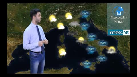 Le previsioni del tempo in Liguria per la giornata di mercoledì 9 marzo