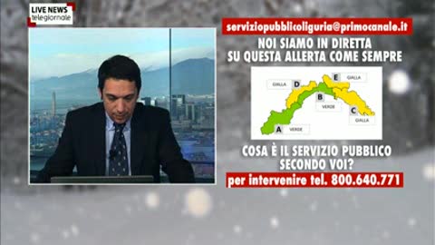 Allerta gialla neve, il sindaco di Carrodano: 