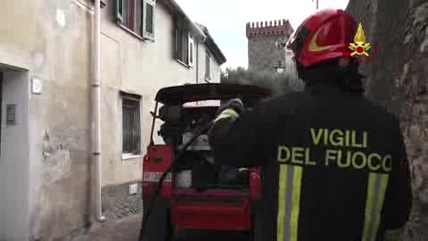 Incendio in appartamento a Lerca, nessun ferito