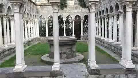 Casa di Colombo, primi lavori per la sicurezza del chiostro