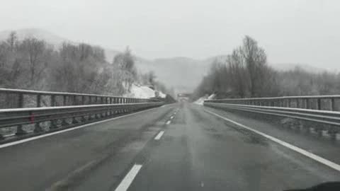 Allerta arancione neve, sull'A6 tra Altare e Millesimo nevica ma nessun disagio