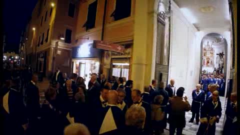 Viaggio in Liguria, le immagini della processione di Savona 