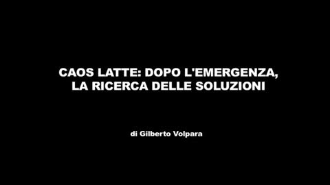 Caso latte: dopo l'emergenza, la ricerca delle soluzioni