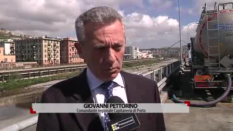 Petrolio nel Polcevera, Pettorino (comandante Capitaneria di Porto): 