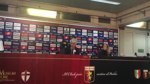 Genoa, Gasperini: 