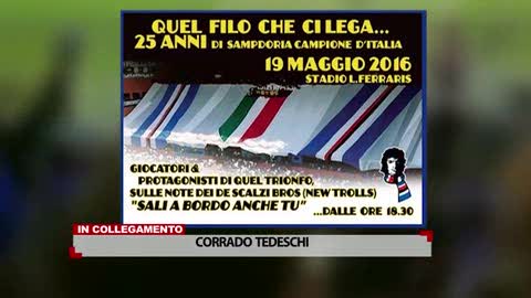 25 anni di Sampdoria campione d'Italia, Tedeschi: 