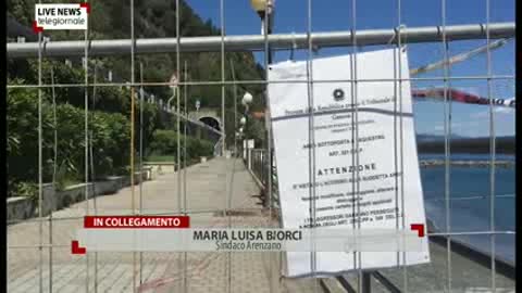 Frana di Arenzano, il sindaco Biorci: 